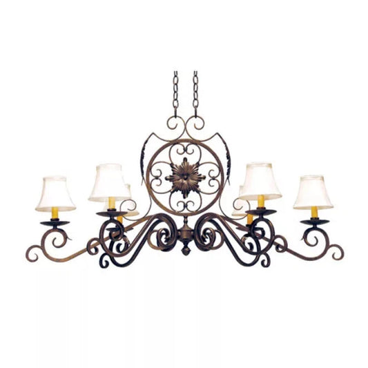 2nd Ave Lighting 48" Long Christabel Oblong Chandelier