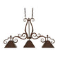 2nd Ave Lighting 48″ Long Pedra 3 LT Island Pendant
