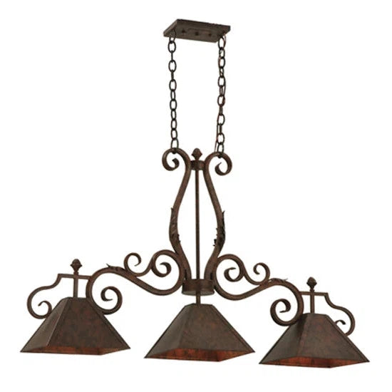 2nd Ave Lighting 48″ Long Pedra 3 LT Island Pendant
