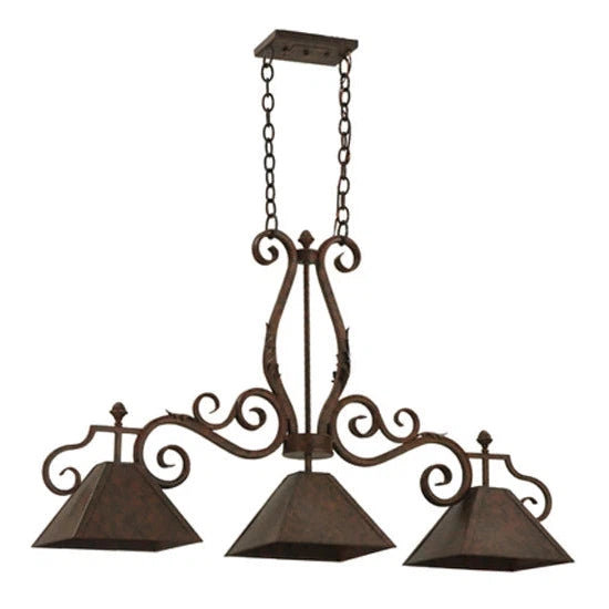 2nd Ave Lighting 48″ Long Pedra 3 LT Island Pendant