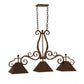 2nd Ave Lighting 48″ Long Pedra 3 LT Island Pendant