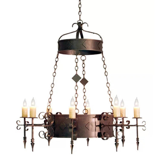 2nd Ave Lighting 48″ Wide Diamante 8 Light Chandelier