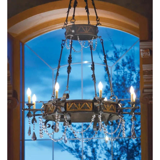 2nd Ave Lighting 48″ Wide Filomena 8 Light Chandelier