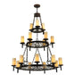 2nd Ave Lighting 48″ Wide Newcastle 18 Light Three Tier Chandelier
