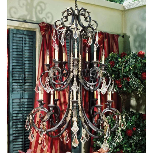 2nd Ave Lighting 48″ Wide Serratina Crystal Chandelier