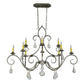 2nd Ave Lighting 48″L Celine Oval 10 LT Chandelier
