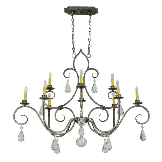 2nd Ave Lighting 48″L Celine Oval 10 LT Chandelier