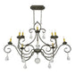 2nd Ave Lighting 48″L Celine Oval 10 LT Chandelier