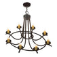 2nd Ave Lighting 48″L Octavia 8 LT Oblong Chandelier