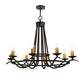 2nd Ave Lighting 48″L Octavia 8 LT Oblong Chandelier