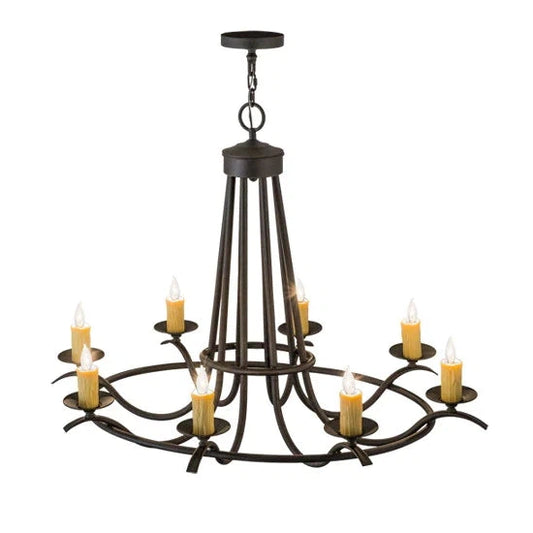 2nd Ave Lighting 48″L Octavia 8 LT Oblong Chandelier