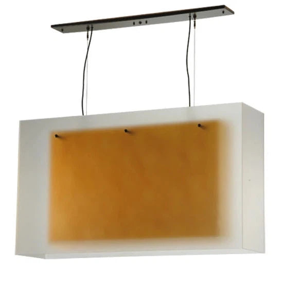 2nd Ave Lighting 48″L Quadrato Shadow Box Oblong Pendant