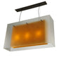 2nd Ave Lighting 48″L Quadrato Shadow Box Oblong Pendant