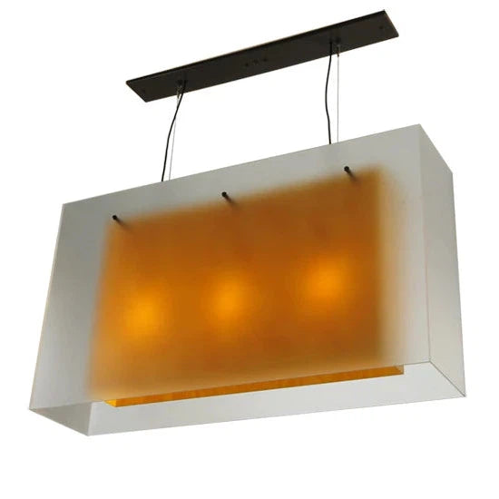 2nd Ave Lighting 48″L Quadrato Shadow Box Oblong Pendant