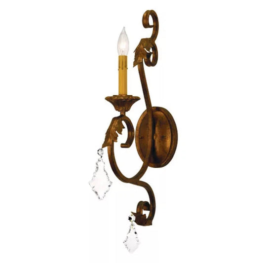 2nd Ave Lighting 5″ Wide Josephine 1 Light Wall Sconce