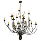 2nd Ave Lighting 54″ Sycamore 22 LT Chandelier