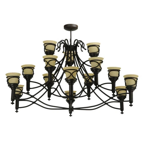 2nd Ave Lighting 58″ Wide Aspen 15 Light Chandelier