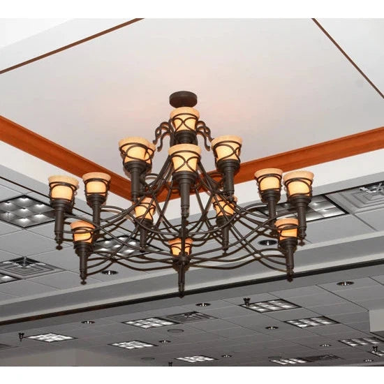 2nd Ave Lighting 58″ Wide Aspen 15 Light Chandelier