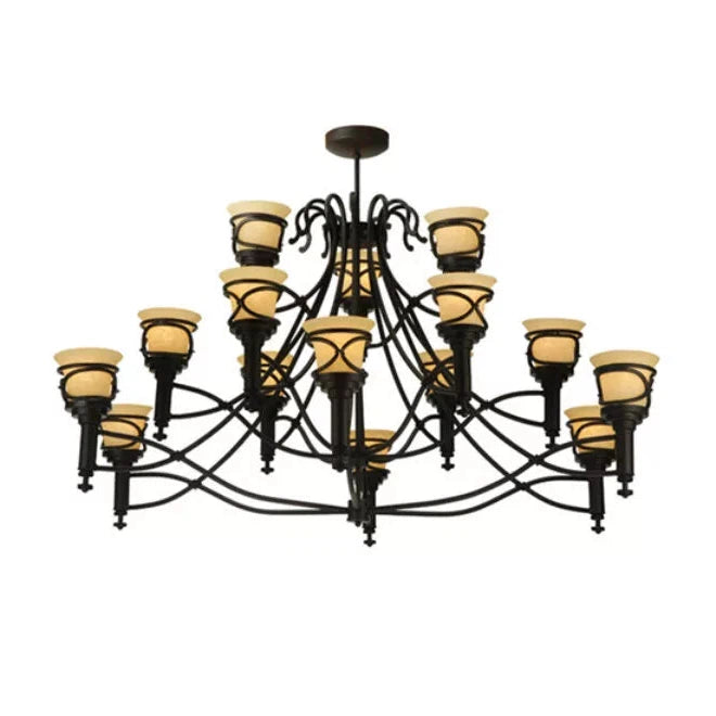 2nd Ave Lighting 58″ Wide Aspen 15 Light Chandelier