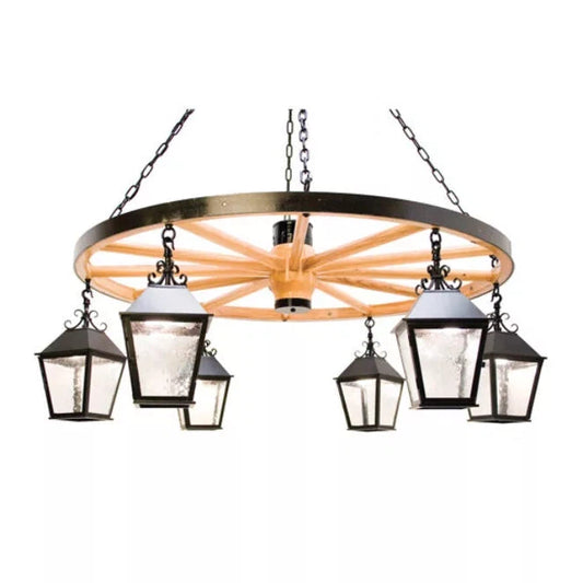 2nd Ave Lighting 58″ Wide Silverton 6 Light Chandelier