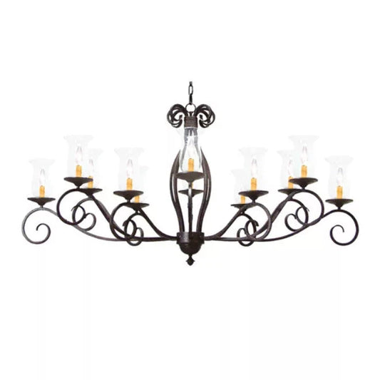 2nd Ave Lighting 60″ Long Firenze 12 Light Oblong Chandelier
