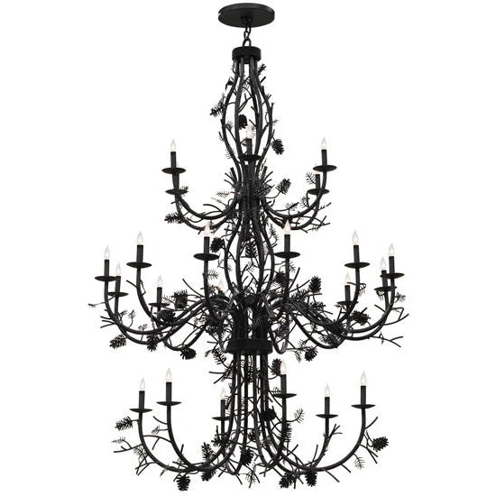 2nd Ave Lighting 60″ Pinecone 24 LT Chandelier
