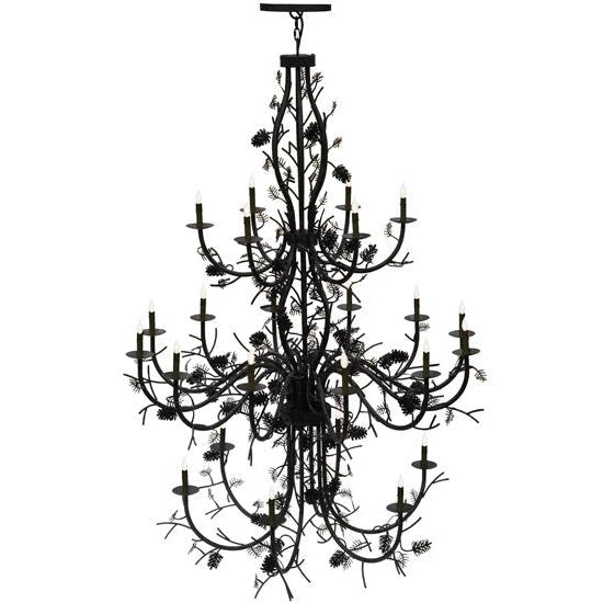 2nd Ave Lighting 60″ Pinecone 24 LT Chandelier
