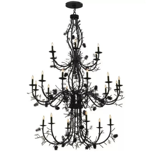 2nd Ave Lighting 60″ Pinecone 24 LT Chandelier