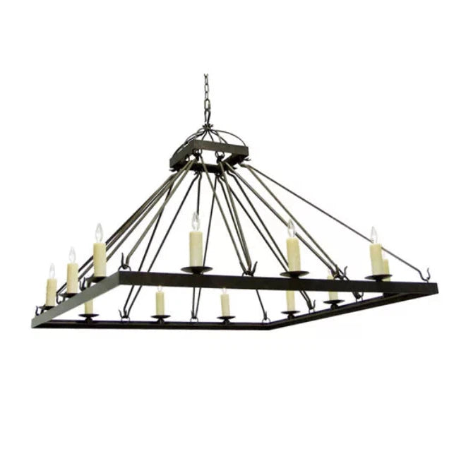 2nd Ave Lighting 60″ Square Retreat Chandelier