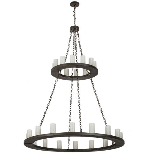 2nd Ave Lighting 60" W Loxley 28 LT Two-Tier Chandelier