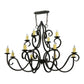 2nd Ave Lighting 60″ Wide Clayton 12 Light Chandelier