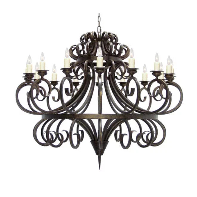 2nd Ave Lighting 60″ Wide Symen 16 Light Chandelier