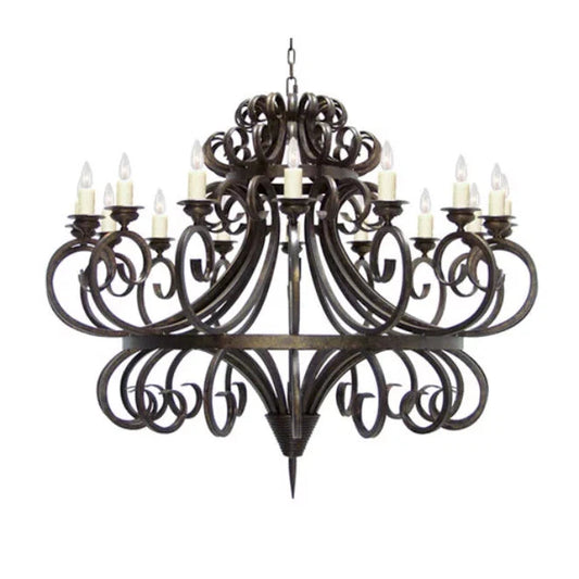 2nd Ave Lighting 60″ Wide Symen 16 Light Chandelier