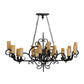 2nd Ave Lighting 60″L Kean 20 LT Chandelier