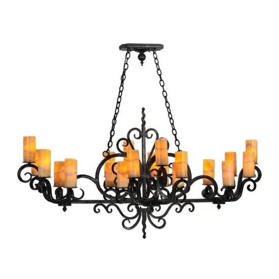 2nd Ave Lighting 60″L Kean 20 LT Chandelier