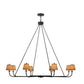 2nd Ave Lighting 62″ Brach Ring 8 LT Chandelier