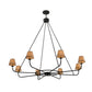 2nd Ave Lighting 62″ Brach Ring 8 LT Chandelier
