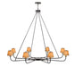 2nd Ave Lighting 62″ Brach Ring 8 LT Chandelier
