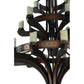 2nd Ave Lighting 63″ Wide Castilla Jadestone 21 Light Three Tier Chandelier