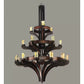 2nd Ave Lighting 63″ Wide Castilla Jadestone 21 Light Three Tier Chandelier