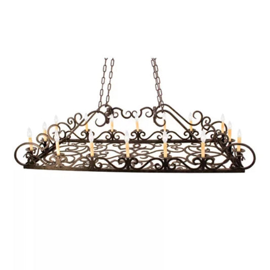 2nd Ave Lighting 66″ Long Carlotta Oblong Pendant