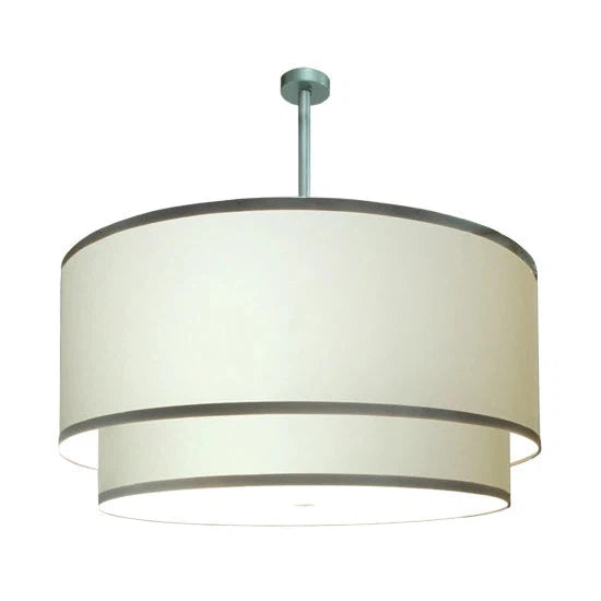 2nd Ave Lighting 72″ Cilindro 2 Tier Textrene Pendant