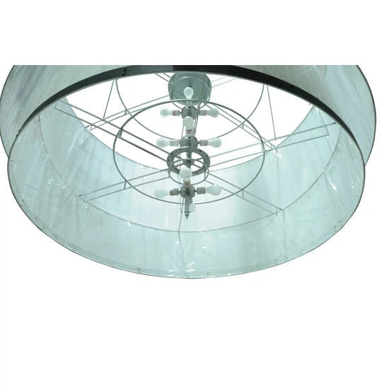 2nd Ave Lighting 72″ Cilindro 2 Tier Textrene Pendant