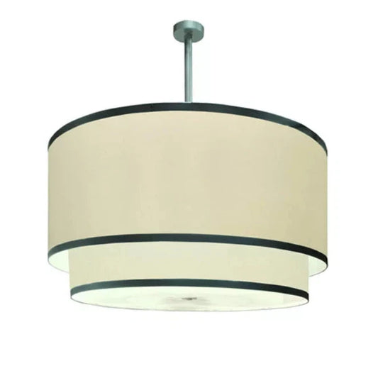 2nd Ave Lighting 72″ Cilindro 2 Tier Textrene Pendant