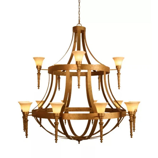2nd Ave Lighting 72″ Pontoise 15 LT Chandelier