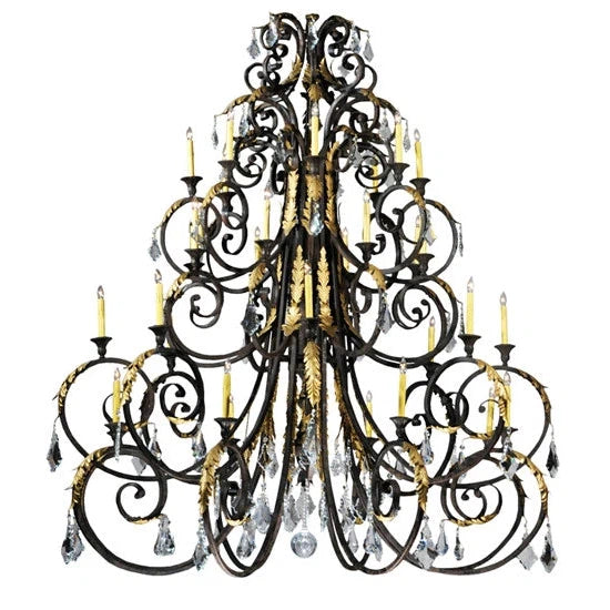 2nd Ave Lighting 72″ Serratina 32 LT Chandelier