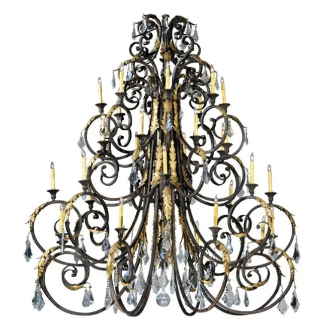 2nd Ave Lighting 72″ Serratina 32 LT Chandelier