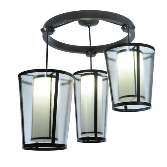 2nd Ave Lighting 74″ Cilindro Tapered 3 LT Cascading Pendant