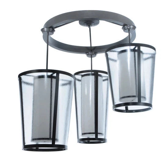 2nd Ave Lighting 74″ Cilindro Tapered 3 LT Cascading Pendant