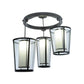 2nd Ave Lighting 74″ Cilindro Tapered 3 LT Cascading Pendant